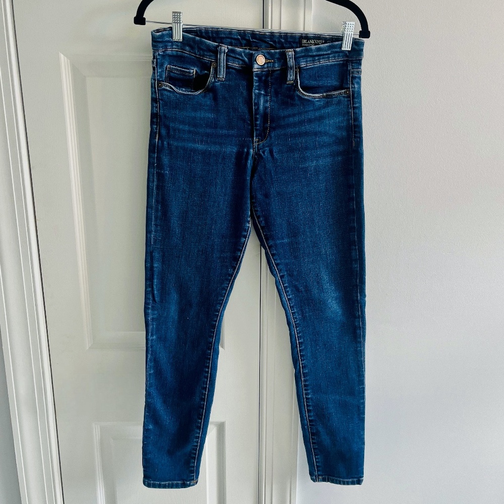 Blank NYC Mid Rise Skinny Dark Wash Jeans 29